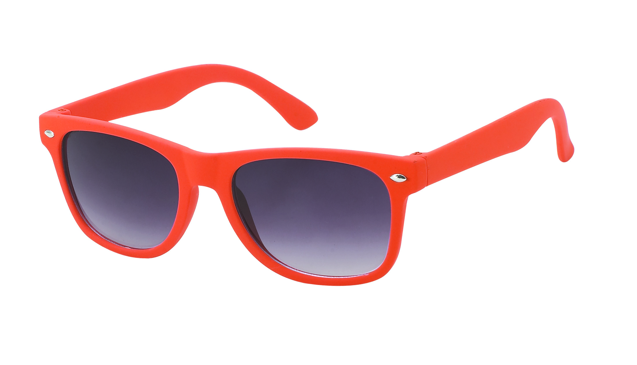 Kids zonnebril 0-4 jaar Wayfarer orange