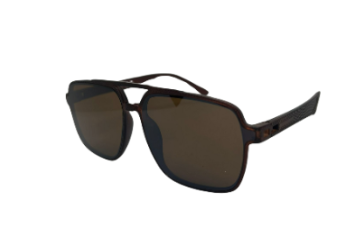 Square aviator brown