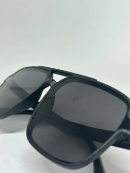 Square aviator black